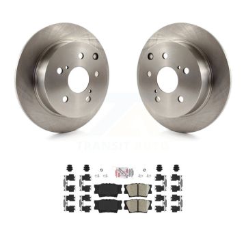 Rear Disc Brake Rotors And Ceramic Pads Kit For Toyota Matrix Pontiac Vibe K8A-100777