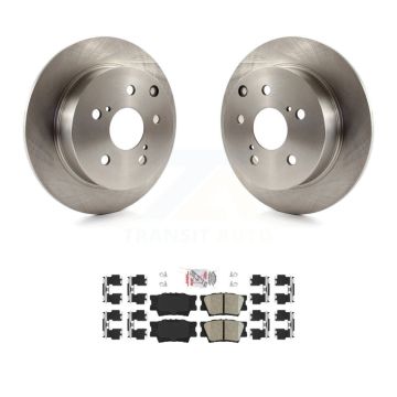 Rear Disc Brake Rotors And Ceramic Pads Kit For Toyota Matrix Pontiac Vibe K8A-100780