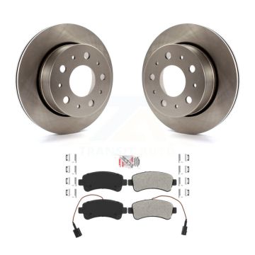 Rear Brake Rotor Semi-Metallic Pad Kit For Ram ProMaster 2500 3500 1500 With Vented K8A-100786