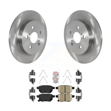 Rear Brake Rotor & Ceramic Pad Kit For 2019 Toyota Corolla 2.0L With Manual Parking K8A-100800