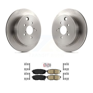 Rear Disc Brake Rotors Ceramic Pad Kit For Subaru Outback Legacy BRZ Scion FR-S Toyota 86 K8A-100824
