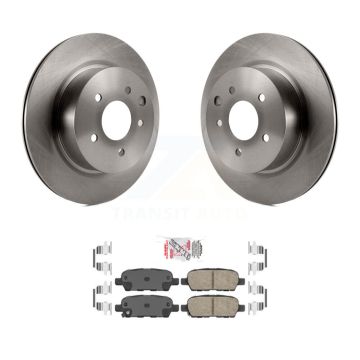 Rear Disc Brake Rotors And Ceramic Pads Kit For INFINITI EX35 M35 M45 K8A-100859