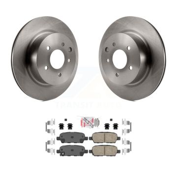 Rear Disc Brake Rotors And Ceramic Pads Kit For INFINITI EX35 M35 M45 K8A-100860