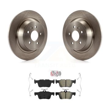 Rear Disc Brake Rotors & Semi-Metallic Pad Kit For Ford Escape Fusion Lincoln MKC MKX MKZ K8A-100861