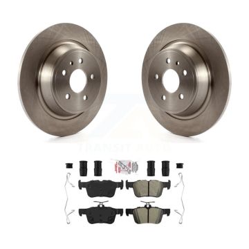 Rear Disc Brake Rotors & Semi-Metallic Pad Kit For Ford Escape Fusion Lincoln MKC MKX MKZ K8A-100863