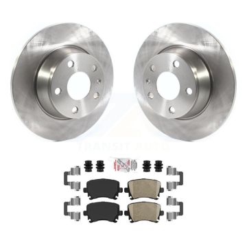 Rear Disc Brake Rotors Ceramic Pad Kit For Audi TT Quattro With 286mm Diameter Rotor K8A-100917