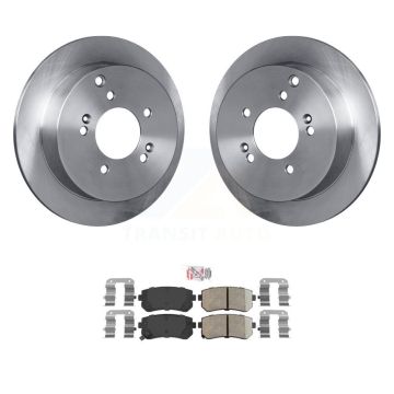 Rear Disc Brake Rotors And Ceramic Pads Kit For Hyundai Tucson Kia Sportage AWD K8A-100994