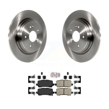Rear Disc Brake Rotors And Ceramic Pads Kit For 2015-2020 Acura TLX K8A-101009