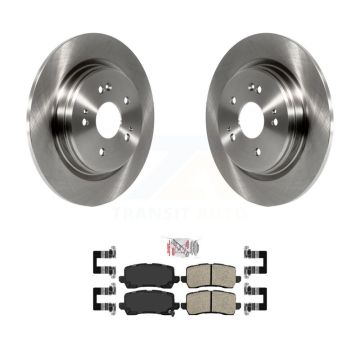 Rear Disc Brake Rotors And Ceramic Pads Kit For 2015-2020 Acura TLX K8A-101010