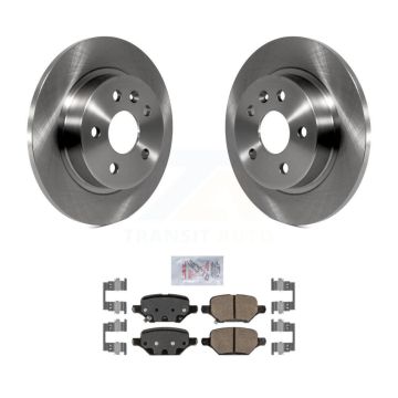 Rear Disc Brake Rotors And Ceramic Pads Kit For 2018-2022 Buick Encore Chevrolet Trax K8A-101028