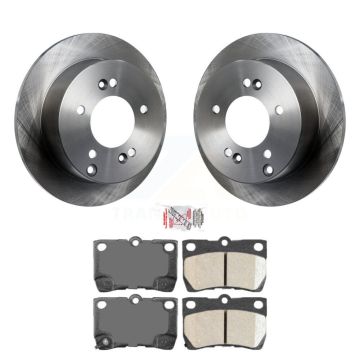 Rear Disc Brake Rotors And Ceramic Pads Kit For Lexus IS250 K8A-101119