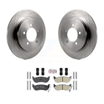 Rear Brake Rotor & Semi-Metallic Pad Kit For Ford Explorer Sport Trac Mercury Mountaineer K8A-101181