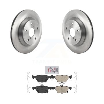 Rear Disc Brake Rotors And Ceramic Pads Kit For 2019-2024 Subaru Forester K8A-101218