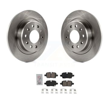Rear Disc Brake Rotors And Ceramic Pads Kit For Chevrolet Equinox GMC Terrain Malibu K8A-101231