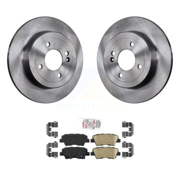 Rear Disc Brake Rotors And Ceramic Pads Kit For Kia Rio Hyundai Accent K8A-101250