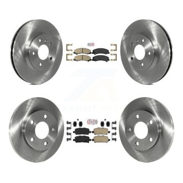 Front Rear Ceramic Pads And Disc Brake Rotors Kit For Chevrolet Impala Limited K8A-101273