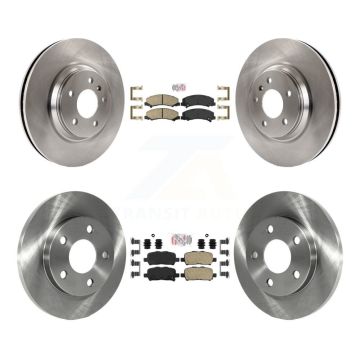 Front Rear Ceramic Pads And Disc Brake Rotors Kit For Chevrolet Impala Limited K8A-101277