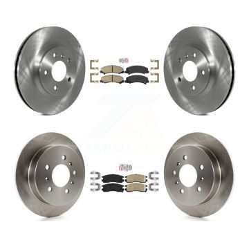 Front Rear Ceramic Pads And Disc Brake Rotors Kit For Chevrolet Impala Monte Carlo K8A-101279