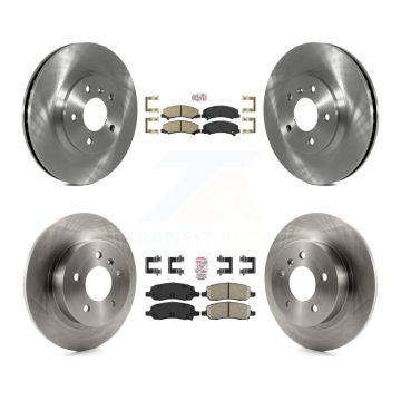 Front Rear Ceramic Pads And Disc Brake Rotors Kit For Buick Lucerne K8A-101283