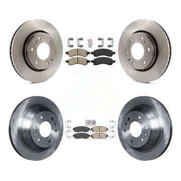 Front Rear Ceramic Pad Brake Rotors Kit For Chevrolet Trailblazer GMC Envoy Buick Rainier K8A-101298