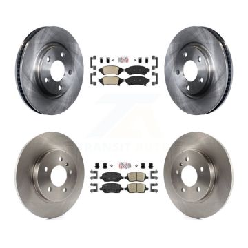 Front Rear Ceramic Pad Brake Rotors Kit For Chevrolet Uplander Buick Terraza Saturn Relay K8A-101314