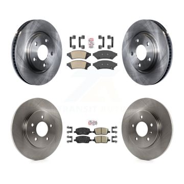 Front Rear Ceramic Pad Brake Rotor Kit For Pontiac Montana Chevrolet Uplander Buick Relay K8A-101317