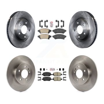 Front Rear Ceramic Pad Brake Rotors Kit For Chevrolet Uplander Buick Terraza Saturn Relay K8A-101318