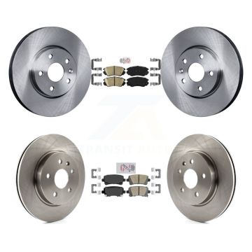 Front Rear Ceramic Pads And Disc Brake Rotors Kit For Chevrolet Malibu Buick LaCrosse K8A-101338