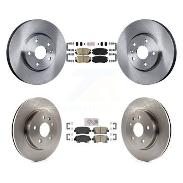 Front Rear Ceramic Pads And Disc Brake Rotors Kit For Chevrolet Malibu Buick LaCrosse K8A-101342