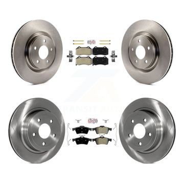 Front Rear Semi-Metallic Pads And Disc Brake Rotors Kit For 2008-2010 Chevrolet Cobalt SS K8A-101353