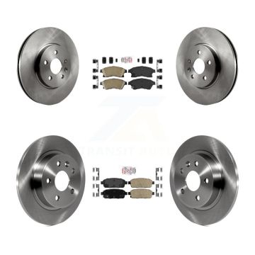 Front Rear Ceramic Pads And Disc Brake Rotors Kit For 2013-2014 Chevrolet Sonic RS K8A-101385