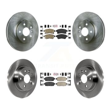 Front Rear Ceramic Pads And Disc Brake Rotors Kit For Chevrolet Cruze Sonic Limited K8A-101392