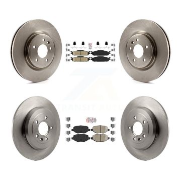 Front Rear Ceramic Pad Disc Brake Rotor Kit For Ford Explorer Flex Taurus Lincoln MKT MKS K8A-101475