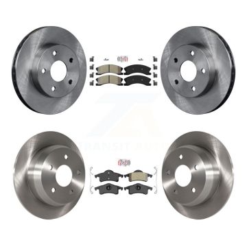 Front Rear Semi-Metallic Pads And Disc Brake Rotors Kit For Jeep Grand Cherokee K8A-101539