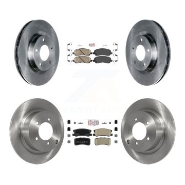 Front Rear Ceramic Pad Brake Rotor Kit For Jeep Mitsubishi Patriot Lancer Compass Sebring K8A-101633
