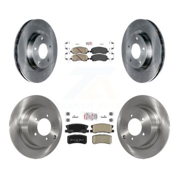 Front Rear Ceramic Pad Brake Rotor Kit For Jeep Mitsubishi Patriot Lancer Compass Sebring K8A-101634