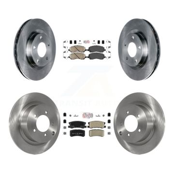 Front Rear Ceramic Pad Brake Rotor Kit For Jeep Mitsubishi Patriot Lancer Compass Sebring K8A-101635