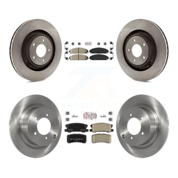 Front Rear Ceramic Pad Brake Rotors Kit For Dodge Caliber With 340mm Diameter Rotor K8A-101667
