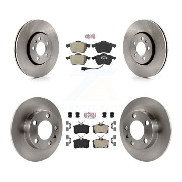 Front Rear Semi-Metallic Pads And Disc Brake Rotors Kit For Volkswagen Beetle K8A-101712
