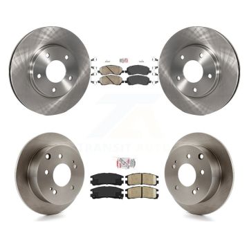 Front Rear Ceramic Pads And Disc Brake Rotors Kit For 2004-2006 Mitsubishi Galant 2.4L K8A-101738