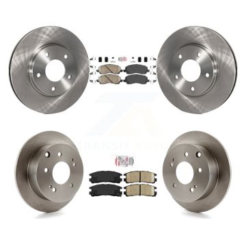 Front Rear Ceramic Pads And Disc Brake Rotors Kit For 2004-2006 Mitsubishi Galant 2.4L K8A-101739