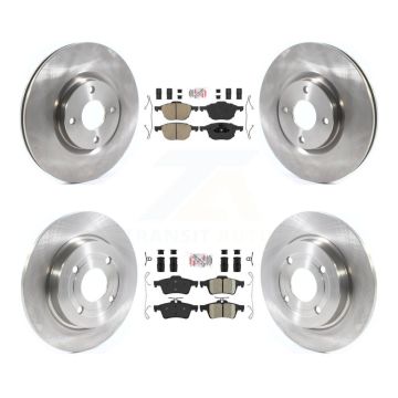 Front Rear Ceramic Pads And Disc Brake Rotors Kit For 2018-2022 Ford EcoSport AWD K8A-101766
