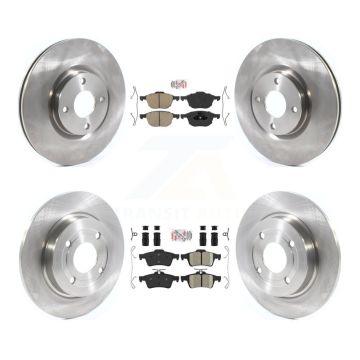 Front Rear Ceramic Pads And Disc Brake Rotors Kit For 2018-2022 Ford EcoSport AWD K8A-101770