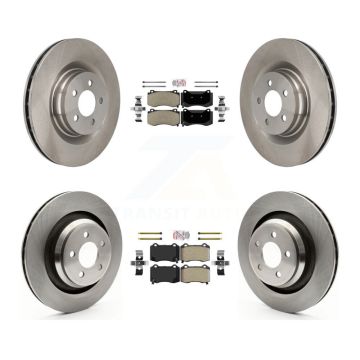 Front Rear Semi-Metallic Pad & Brake Rotors Kit For Dodge Charger Chrysler 300 Challenger K8A-101785