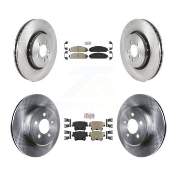 Front Rear Ceramic Pad Brake Rotors Kit For Dodge Charger With 370mm Diameter Rotor K8A-101791