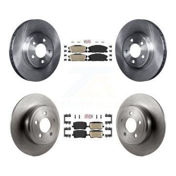 Front Rear Ceramic Pads And Disc Brake Rotors Kit For Dodge Charger Pursuit with RWD 3.6L K8A-101792