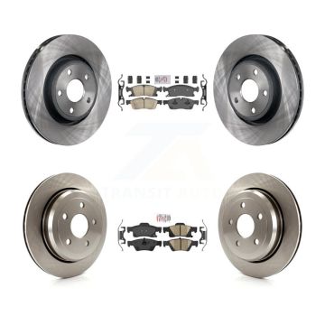 Front Rear Ceramic Pad Brake Rotor Kit For Jeep Grand Cherokee WK With Vented Rotors K8A-101873