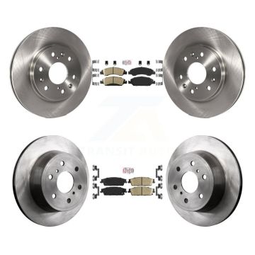 Front Rear Ceramic Pad Brake Rotors Kit For Chevrolet GMC Sierra 1500 Silverado Avalanche K8A-101902