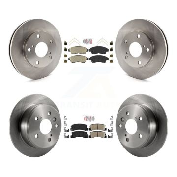 Front Rear Ceramic Pads And Disc Brake Rotors Kit For Toyota Camry K8A-102050