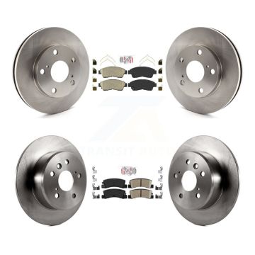 Front Rear Ceramic Pads And Disc Brake Rotors Kit For Toyota Camry K8A-102051